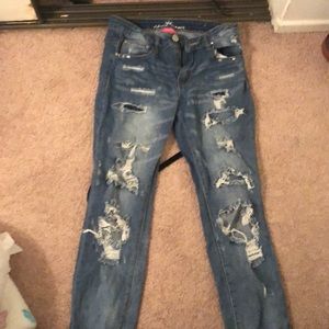 Almost mid rise jeans size 7/8